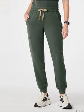 Women’s Olive Green Cargo Jogger Pants